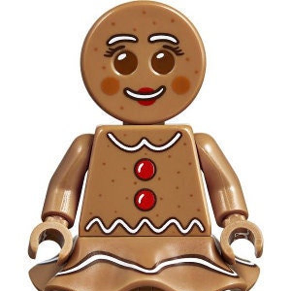 Lego MINIFIGURE Christmas Gingerbread Woman