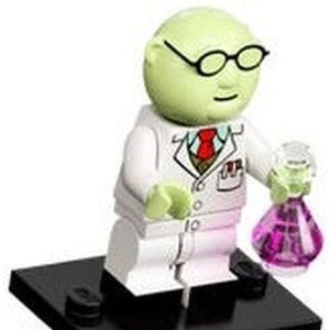Lego MINIFIGURE DR Surgeon Dr. Bunsen Honeydew, The Muppets (Complete Set with Stand and Accessories)