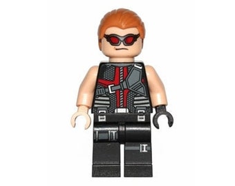 LEGO Super Heroes Avengers Hawkeye With Bow Rare Minifigure