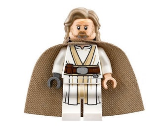 Lego Star Wars MINIFIGURA Luke Skywalker, Antiguo