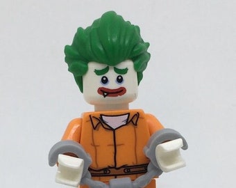 Lego MINIFIGURE Arkham Asylum the Joker the LEGO Batman Movie Series 1 complete Set With Stand and Accessories Etsy