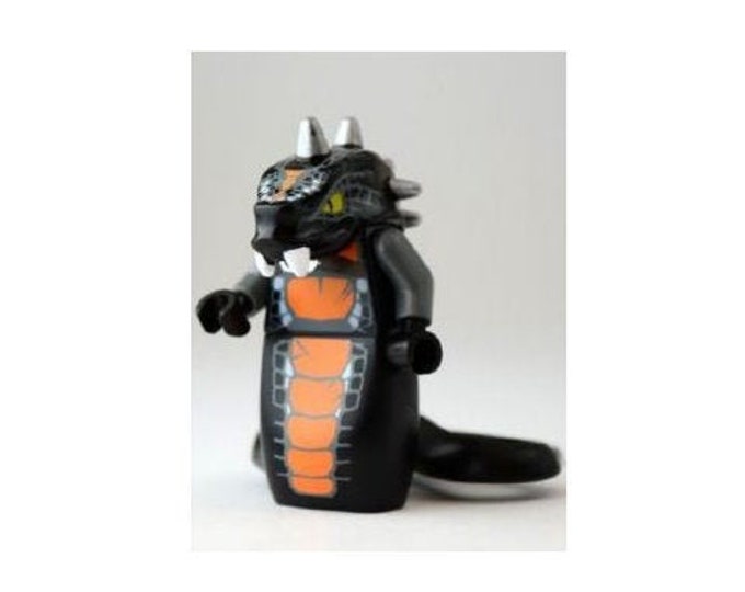 Lego MINIFIGURE Ninjago Skalidor Long Snake Tail - Etsy