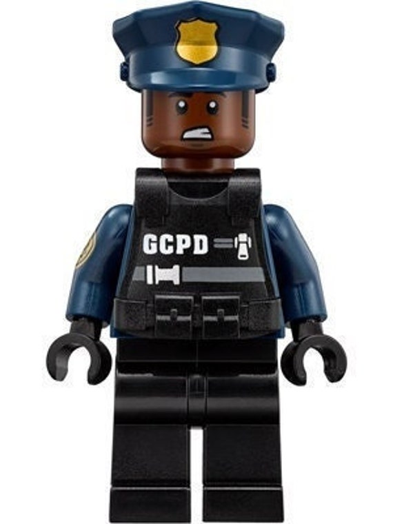 SWAT Riot Control Police Officer Minifigure made with real LEGO® minifigure