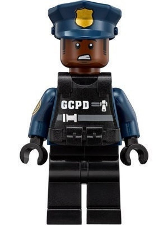 Lego MINIFIGURE GCPD Officer, SWAT Gear, Male 