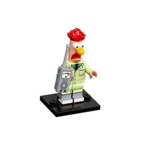 Lego MINIFIGURE Beaker, The Muppets (Complete Set with Stand and Accessories)