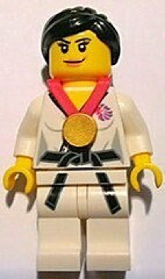Lego MINIFIGURE Judo Fighter Team GB