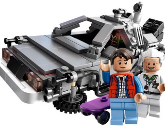 LEGO the Delorean Time Machine 21103 Retired! Shelf Wear
