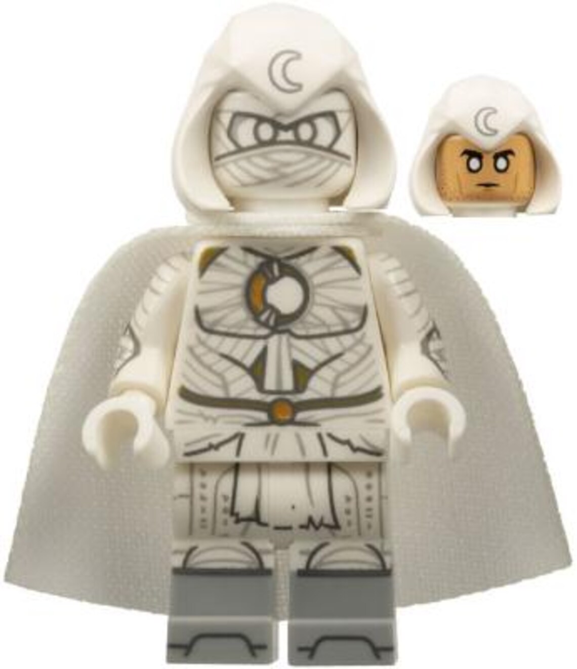 Lego MINIFIGURE Moon Knight, Marvel Studios, Series 2 (Complete Set with Stand and Accessories), foto 2 di 2