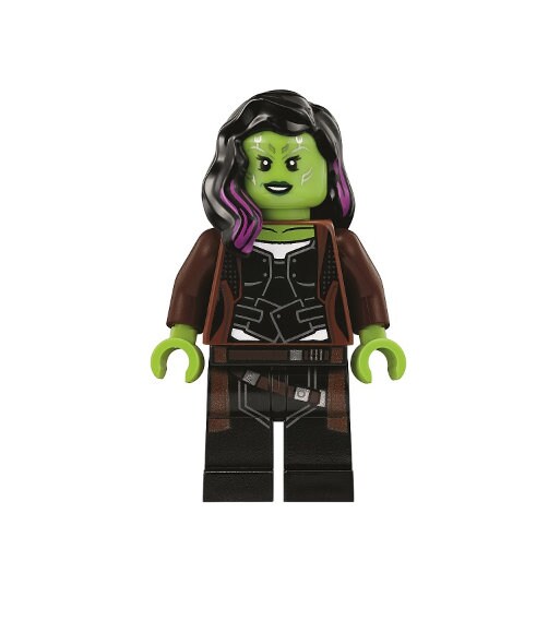 Lego MINIFIGURE Gamora Long Reddish Brown Coat Etsy