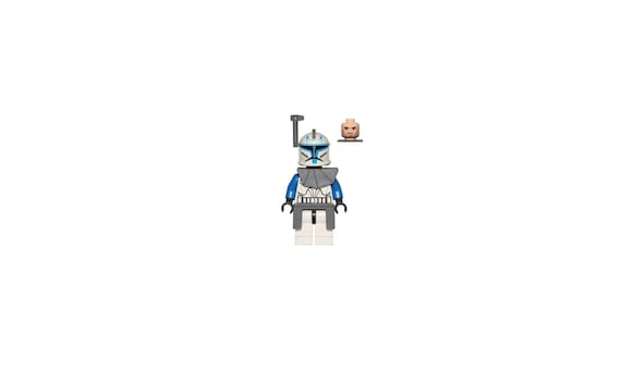 Lego Star Wars MINIFIGURE Clone Commander Captain Rex with Helmet Antenna