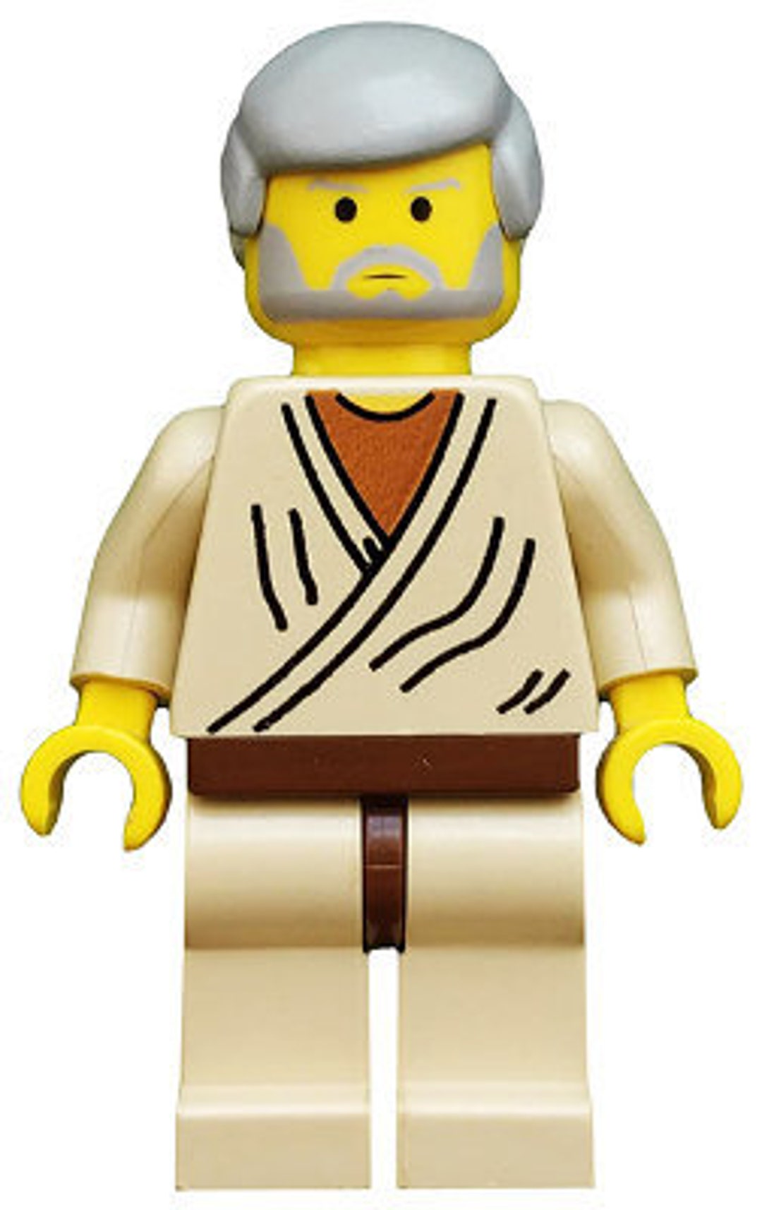 Lego Star Wars Minifigure Obi-wan Kenobi With Light Gray Hair Old Ben ...