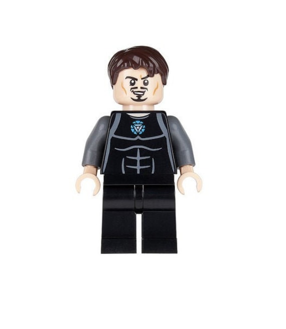 Lego MINIFIGURE Superhéroe Tony Stark - Etsy España