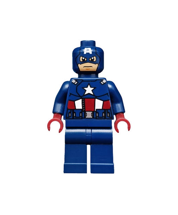 Lego MINIFIGURE Captain America - Dark Blue Suit /w Shield