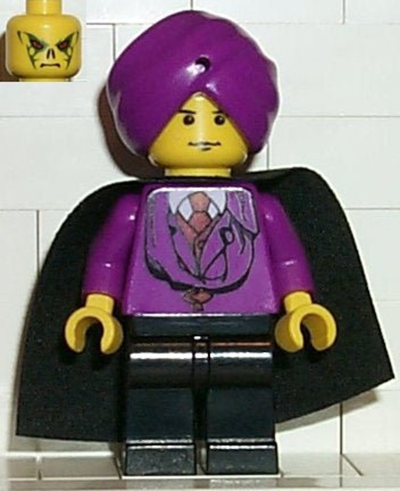 Lego MINIFIGURE Harry Potter Professor Quirinus Quirrell Etsy