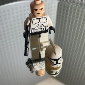 Lego Star Wars MINIFIGURE Clone Trooper Clone Wars /w Blaster image 6