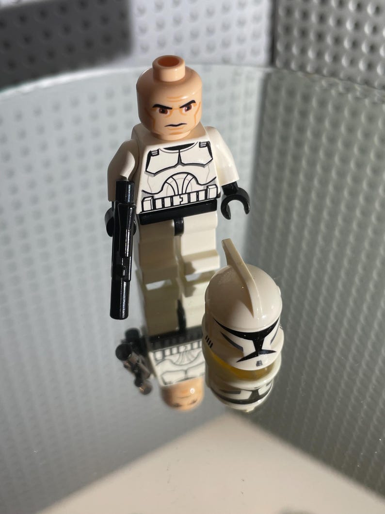 Lego Star Wars MINIFIGURE Clone Trooper Clone Wars /w Blaster image 6