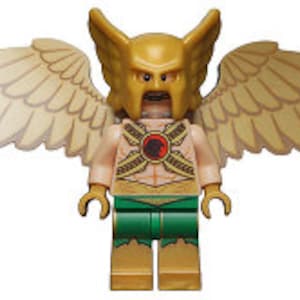 Lego MINIFIGURE Supereroe Hawkman archeologo umano Carter Hall - Khufu