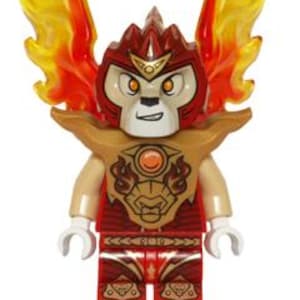 Lego MINIFIGURE Legends of Chima -  Laval - Light Armor, Cape