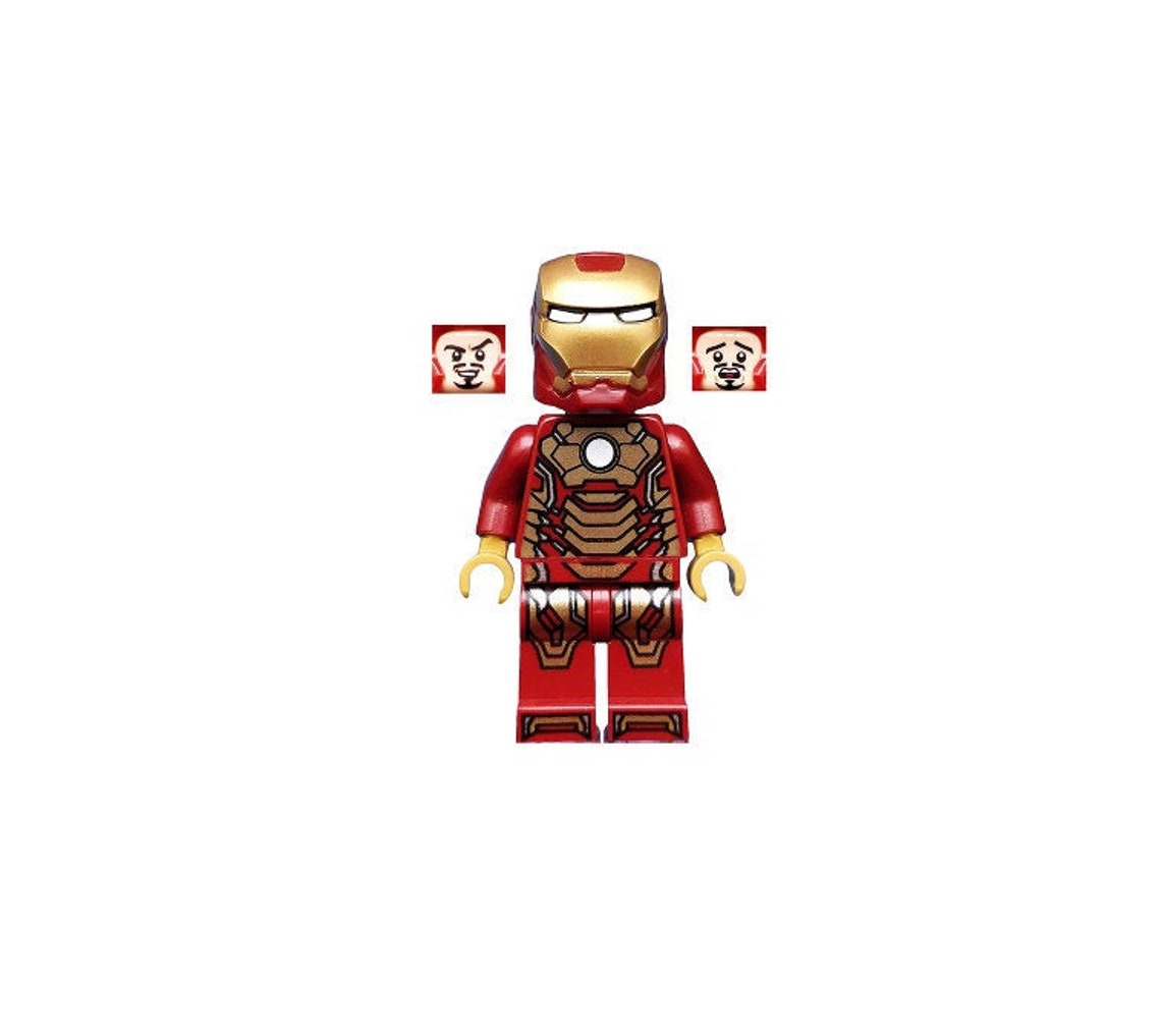 Lego MINIFIGURE Super Hero Iron Man Mark 42 Armor - Etsy