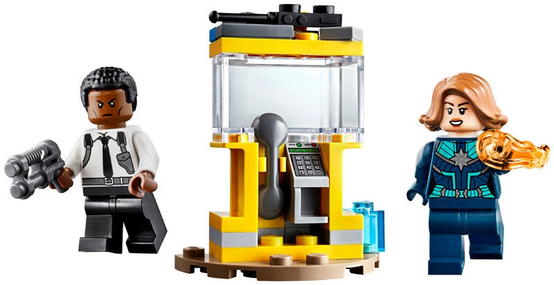 Lego MINIFIGURE Captain Marvel and Nick Fury Polybag Etsy Canada