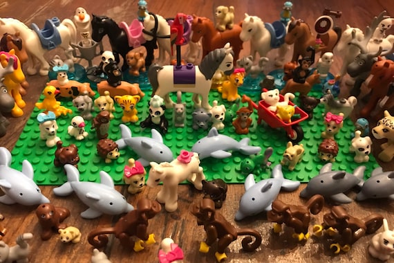 vintage lego animal figures