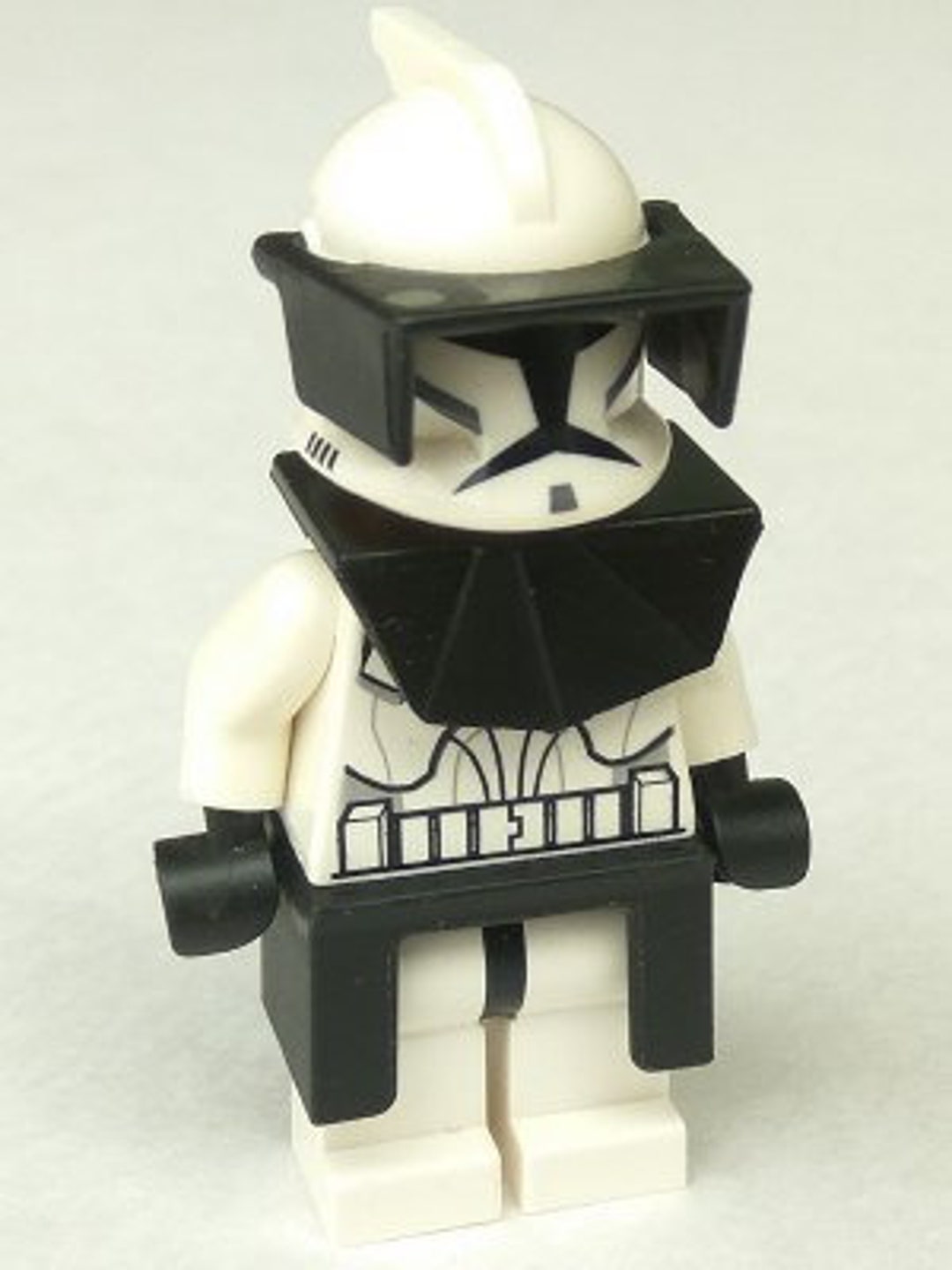 Lego Star Wars MINIFIGURE Clone Commander Trooper phase 1 Black Visor Pauldron and Kama Large Eyes Etsy UK