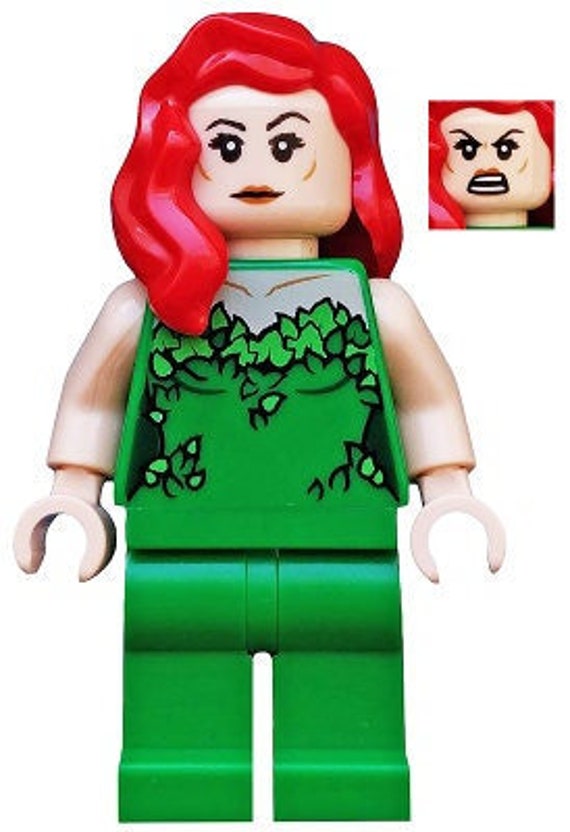 Lego MINIFIGURE Super Hero Villain Poison Ivy Green Outfit - Etsy
