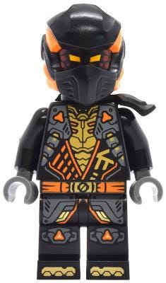 Lego MINIFIGURE Ninjago Cole Dragons Rising, Tunic With Shoulder