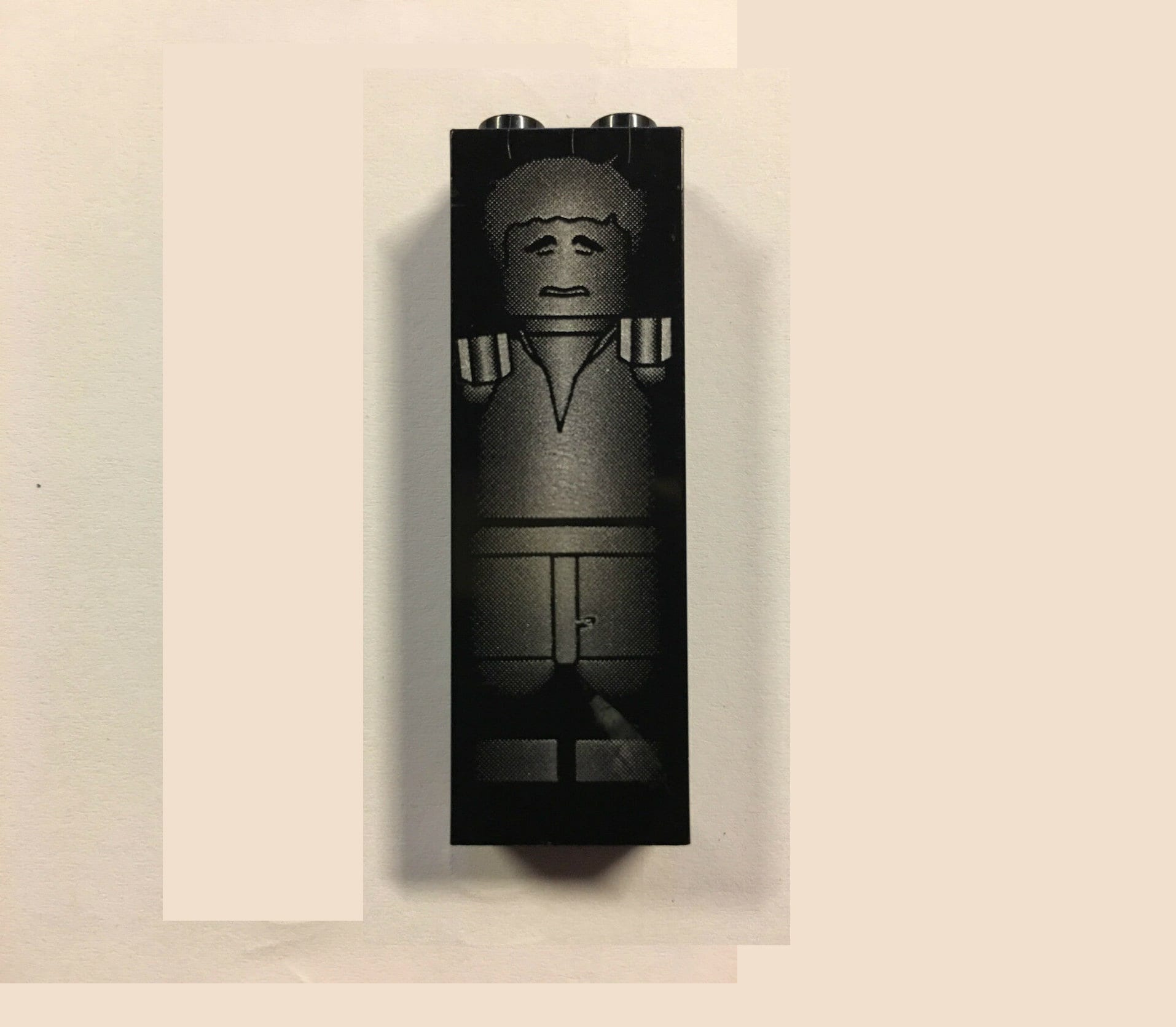 Lego Star Wars MINIFIGURE Han Solo in Carbonite Block