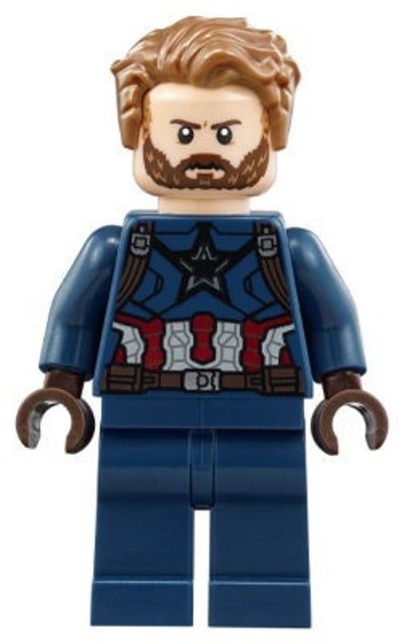 Lego MINIFIGURE Captain America, Beard -  Denmark