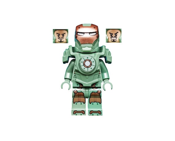 Lego MINIFIGURE Scuba Iron Man Sand Green Marvel Super Heroes -  Finland