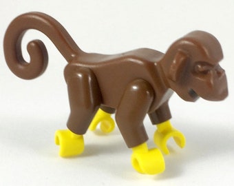 Lego MINIFIGURE Monkey with Yellow Hands and Feet