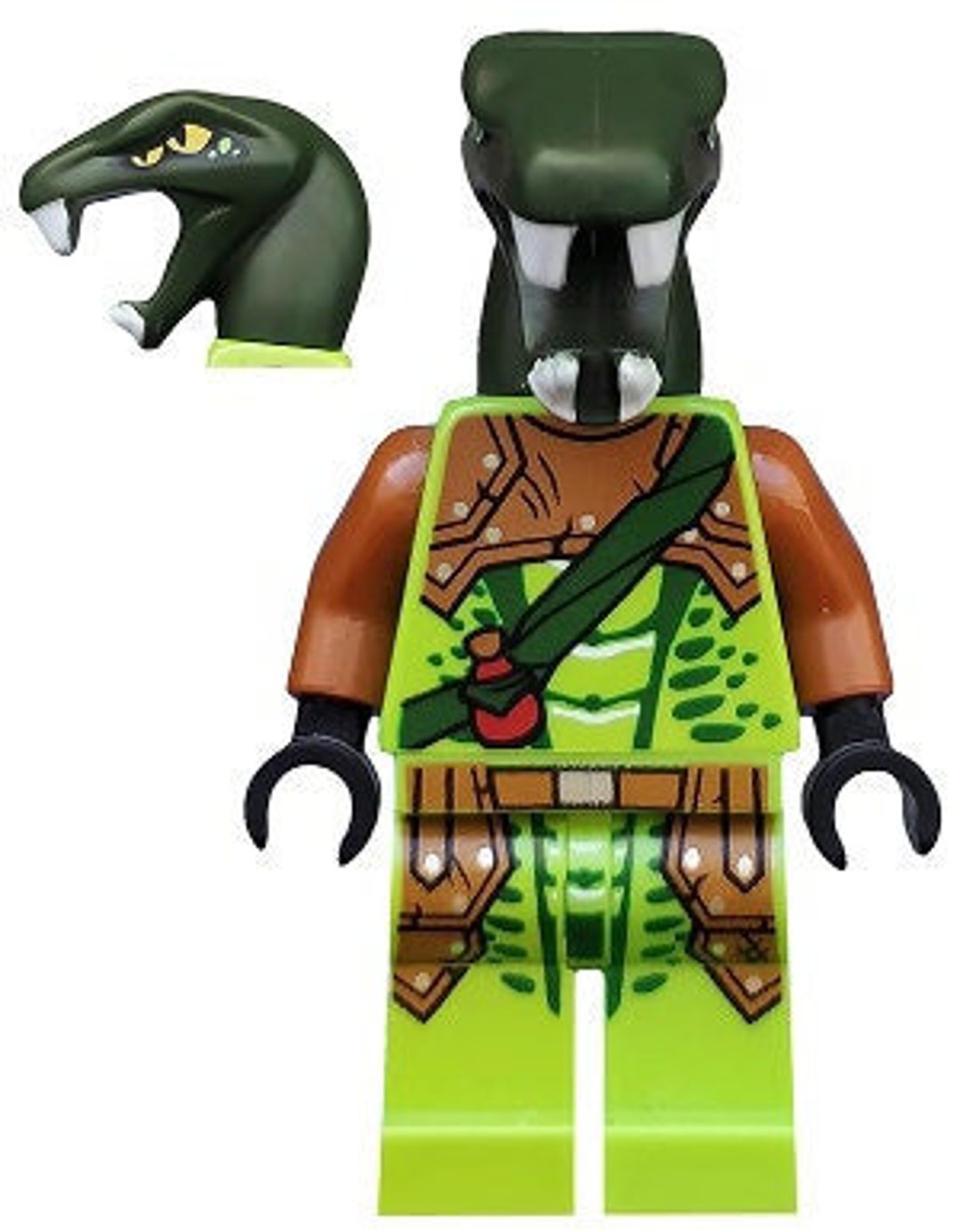 Lego MINIFIGURE Ninjago Zoltar Serpentine Snake Warrior - Etsy