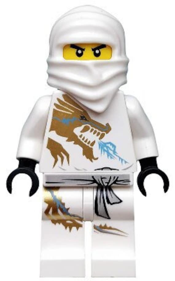 Lego MINIFIGURE Ninjago Zane DX Dragon Suit - Etsy