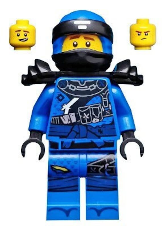 Lego MINIFIGURE Ninjago Jay with Armor Hunted w/ two ninja swords