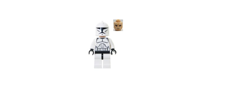 Lego Star Wars MINIFIGURE Clone Trooper Clone Wars /w Blaster image 2
