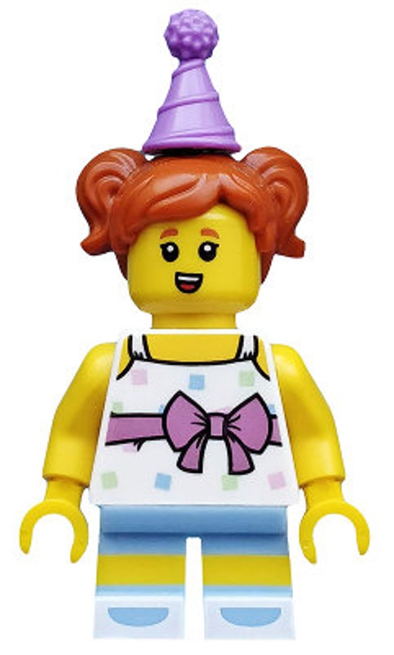 Lego MINIFIGURE Birthday Party Girl Etsy