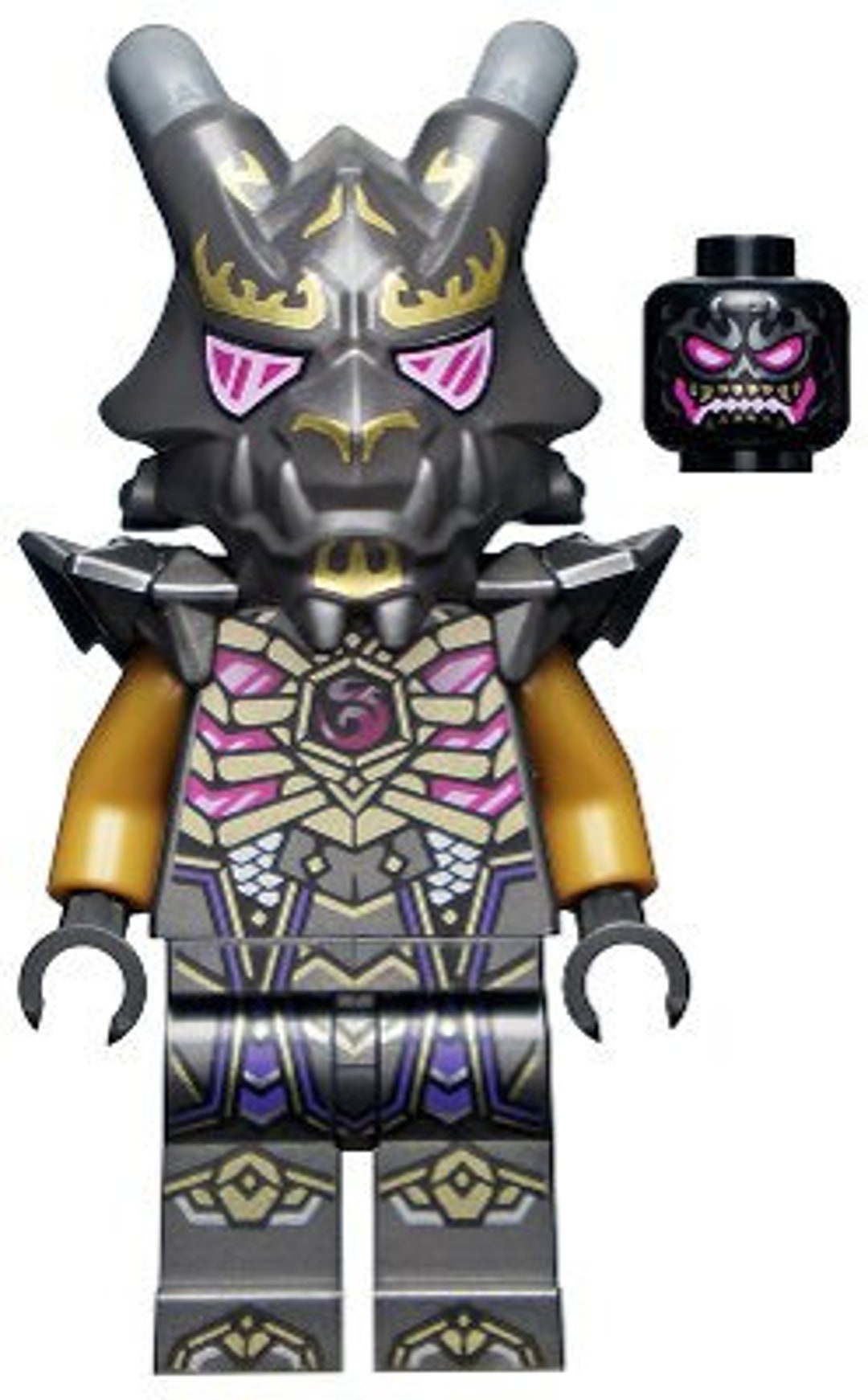 Lego MINIFIGURE Ninjago Halloween Villian Crystal King / Overlord