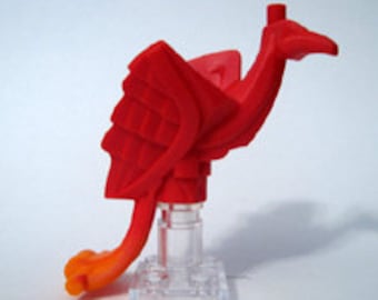 Lego MINIFIGURE Phoenix with Marbled Orange Tail Feathers Pattern (HP Fawkes)