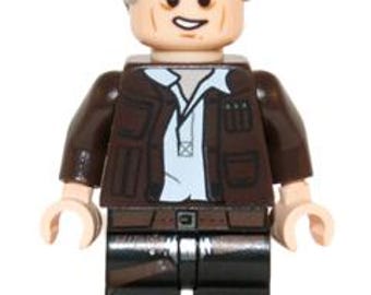Lego Star Wars MINIFIGURE Han Solo, Old (lopsided Grin)