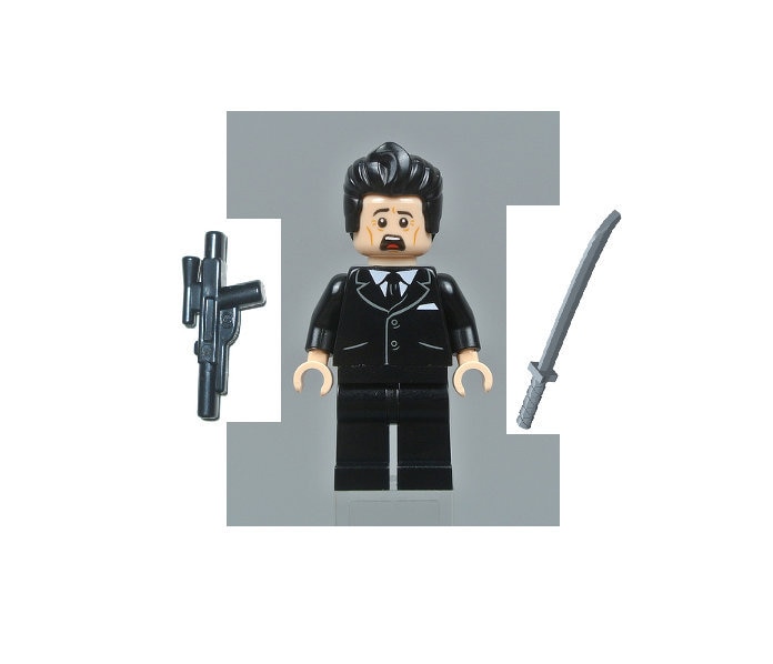 Lego MINIFIGURE Shimada Henchman Security Detail Bodyguard w Gear Etsy