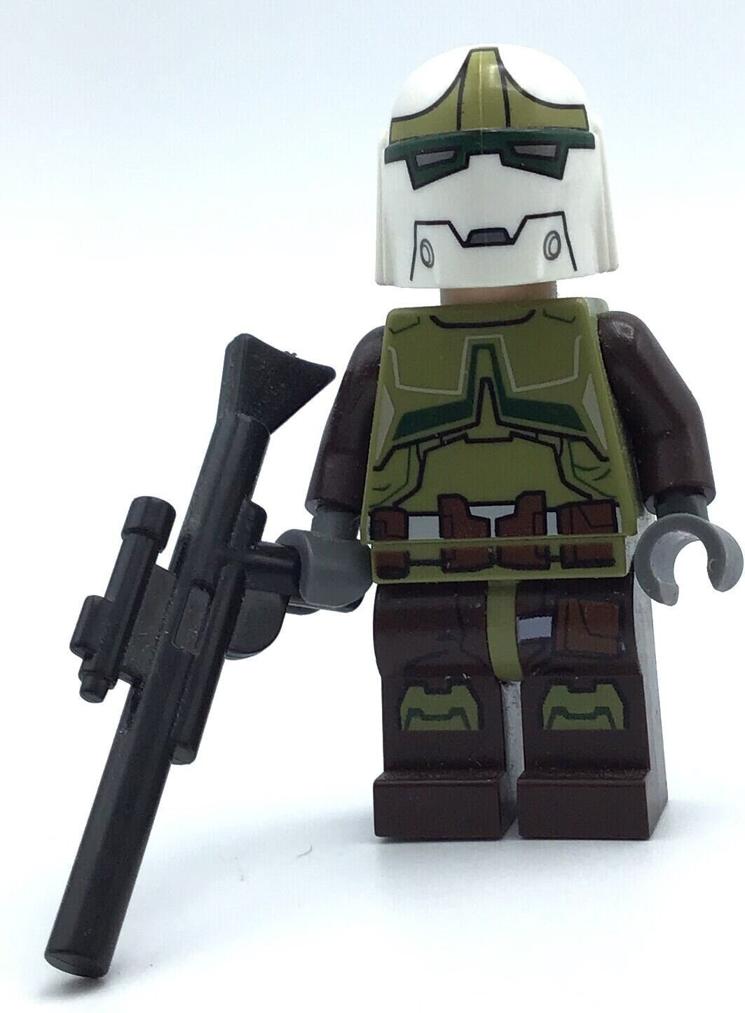 Lego Star Wars MINIFIGURE Yoda Chronicles Bounty Hunter Clone Trooper Armor With White and Reddish Brown Belt and Dark Green Markings Etsy Canada