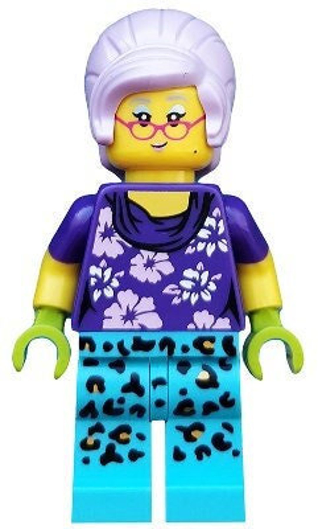 Lego MINIFIGURE Velma Gardener AARP Nonna femmina -  Italia