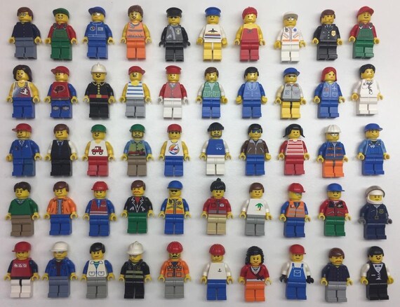 25 LEGO CITY POLICE FIREMEN BOTTLE CAPS BOTTLECAP NECKLACE BIRTHDAY PARTY FAVORS