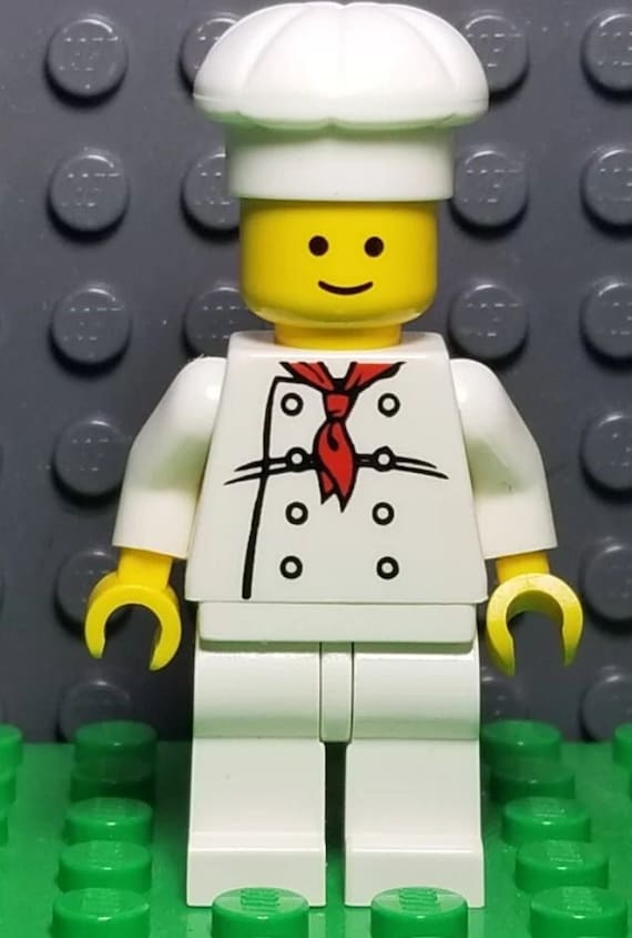 Lego MINIFIGURE City Chef Etsy