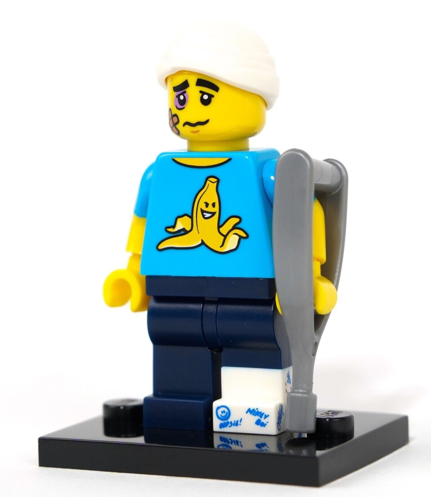 A Short Gyaru And A Tall Clumsy Guy Lego MINIFIGURE Clumsy Guy With Crutch | lupon.gov.ph