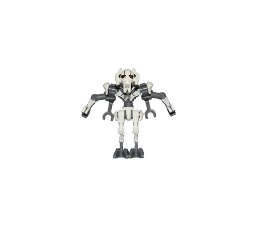 Lego Star Wars General Grievous Lego Star Wars MINIFIGURE General Grievous Bent Legs White - Etsy UK