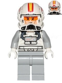 Lego Star Wars MINIFIGURE Clone Trooper Pilot (phase 2) - Light Bluish Gray  Arms and Legs, Cheek Lines - Etsy Canada