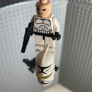 Lego Star Wars MINIFIGURE Clone Trooper Clone Wars /w Blaster image 4