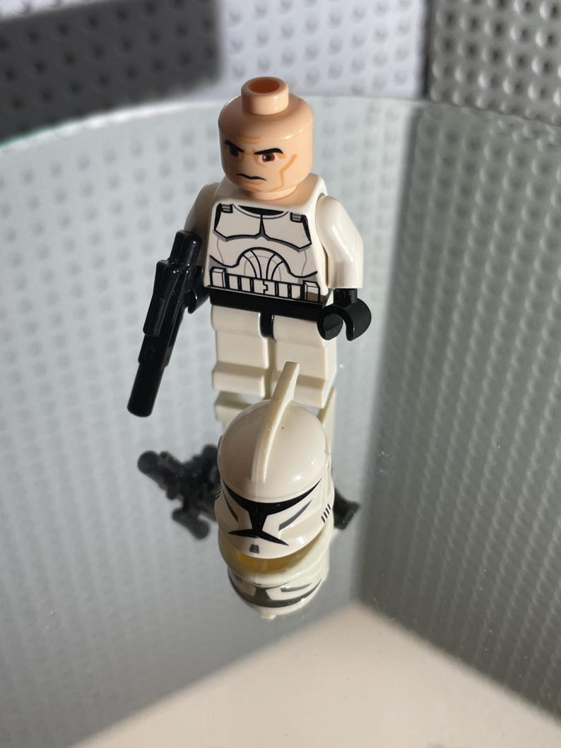 Lego Star Wars MINIFIGURE Clone Trooper Clone Wars /w Blaster image 4